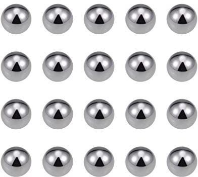 sourcing map 200 Stk. Lagerkugeln Kohlenstoffstahl Präzisions Kugeln 4,5mm
