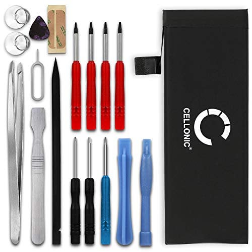 CELLONIC Batterie 616-00106 1620mAh Remplacement pour Apple iPhone SE 1. Gen (2016) Accu Interne Smartphone téléphone Portable GSM + kit d'outils 17pcs