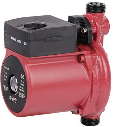SHYLIYU Bomba de Recirculación de Agua Caliente Bomba de circulación de Agua Automatico y Manual 100w 1800L/H Bomba de Agua de Trasvase Doméstico