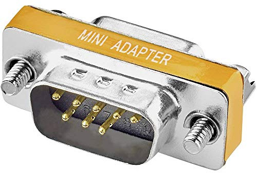 Renkforce RF-4538128 Seriell Adapter Buchse 9pol. -1x D-SUB-Stecker 8pol. Orange, 3 Stück