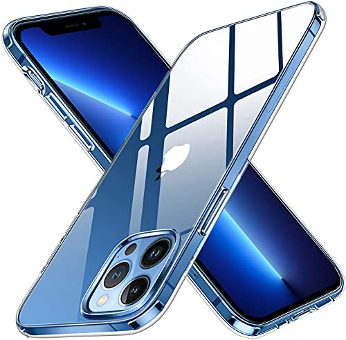 KP TECHNOLOGY iPhone 13 Pro Max - Clear Case Thin Transparent Silicone Gel Cover for iPhone 13 Pro Max 6.7 (CLEAR)