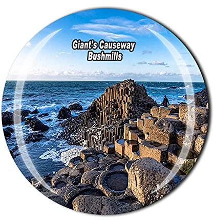 Giant's Causeway Bushmills Northern Ireland UK Fridge Magnet Souvenir Gift Magnetic Sticker Collection