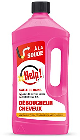 Déboucheur Spécial Cheveux -Salle de Bains 800 ML, Neutre