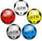 MYH (Pack of 5 PVC Plastic Football 8.5 Inch for Kids Inflatable Beach Ball Soccer - Soft Footballs for Indoor, Outdoor & Beach, Party & Games - Lightweight & Bouncy… (5)