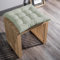 GREATOYAR Cojines para Silla y Asiento, Decoración de Asiento de Jardín Casa Terraza, Cojín Decorativo con Correas de Sujeción, 9 Pespuntes, Fabricado en España, 38 x 38 x 3.5 cm, Pack 1, Verde
