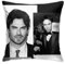 Ian-Somerhalder Überwurf-Kissenbezug, quadratischer Kissenbezug, Kissenbezug für Sofa, Couch, Schlafzimmer, Wohnzimmer, Büro, Zuhause, Auto, Dekoration, 45,7 x 45,7 cm