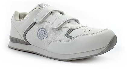 Mens Lawn Bowling Shoes Mens Bowling Shoes Mens Bowls Trainers Mens Garden Bowls Shoes Mens Bowls Shoes Mens Touch Fasten Bowls Shoes Mens Touch Fastening Bowling Shoes White 10 UK