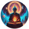 Buddha-Puzzle für Erwachsene, 1000 Teile, rundes Puzzle für Heimdekoration (67,5 x 67,5), 1000 Teile