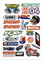 DINGFENG Motorrad Sticker, Monster Energy Aufkleber, Sponsoren Aufkleber, Moto Motocross Stickers Kit, Racing Aufkleber, für Offroad MotorräDer und Helme Motorrad Enthusiasten(Adler)
