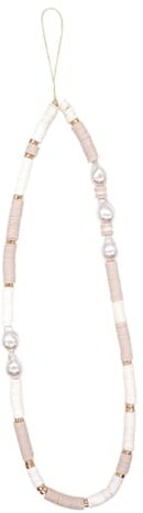 Hemobllo Cadena De Perlas Antipérdida Para Teléfono Móvil Correa y Decorativa Diseño De Accesorio De Moda Para Evitar Pérdidas y Decorar Fundas De Móvil
