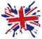 (2 Pack) 3D Effect Union Jack Car Splat - Waterproof Vinyl Sticker - Retro Splash Van Car Bike Decal Flag Decals Laptop Tablet Helmet