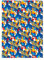 Danilo Sonic The Hedgehog Geschenkpapier, 2 Bögen, zwei Etiketten, offiziell lizenziertes Geschenkpapier, recycelbar, 70 x 50 cm, wenn geöffnet, mehrfarbig