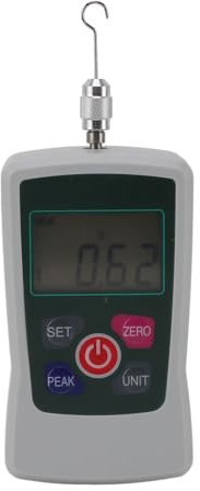 Natudeco Digitaler Spannungsmesser, digitaler Push-Pull-Krafttester, 1 N bis 10 N, tragbarer Kraftmesser mit integriertem Sensor für Labore und Baustellen