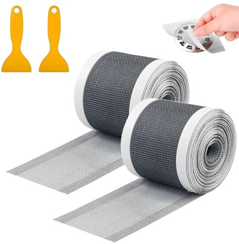 2 Stück Haarsieb Duschrinne 2 Rollen 70 Mm X 10 M, Abfluss Haarfänger, Haarsieb Dusche, Abflusssieb Dusche, Haarfänger Dusche, Duschsieb Abfluss Haare, Shower Drain Hair Catcher