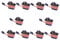 BCOATH Full Metal Gear Mini Motor High Speed 90 180° for Smart RC Helicopter Airplane
