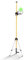 Laser Level Pole with Tripod, Laser Level Telescoping Pole Aluminum Alloy Floor to Ceiling Laser Pole with 1/4-20 Screw Adapter and Bubble Level, for Rotary and Line Lasers