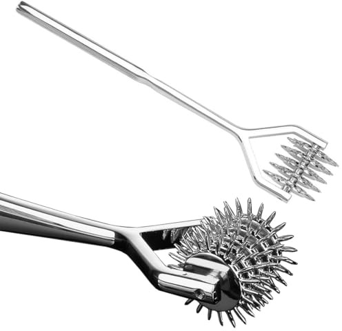 Nervenrad Sex Federkitzler Nadelrad Flirten für Paar Exquisite Nervenräder BDSM Spielzeug Nervenrädchen nach Nadelroller Sexspielzeug Frau bdsms Toys Männer und Frauen Sex Spielzeug für Paare (3 Rad)