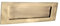 Infinity Decor Victorian 12” / 300mm Solid Brass Sprung Letter Plate in Antique Brass Ideal for Internal and External Doors