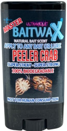searigs™ BAIT WAX..Natural Concentrated Peeler Crab Scent Fishing Lure Attractant, Super Sticky, Slow Release, Biodegradable