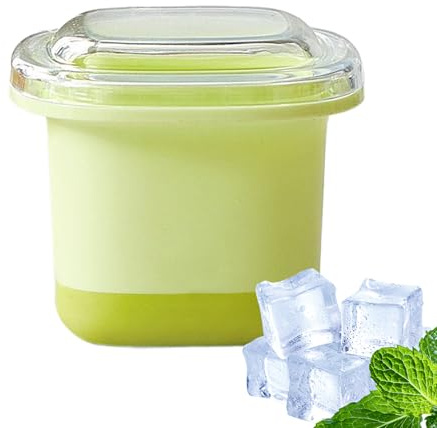 Cube Ice Mold Maker, Large Single Ice Tray, Stackable Freezer Storage, Pp & Food-Grade Build, Leakproof & Easy-Release Design, Kitchen & Bartender Use, 2.76x2.48 Inches