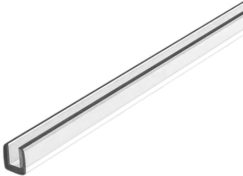 Demaxiyad Antikollisionsstreifen, Kantenschutzleiste, Transparenter Kollisionsschutzstreifen 16 Fuß, Glaskante, Schutz Tisch Regalwinkel, Hochelastisches Acryl, frei schneidbar, für Home, Büro, Laden