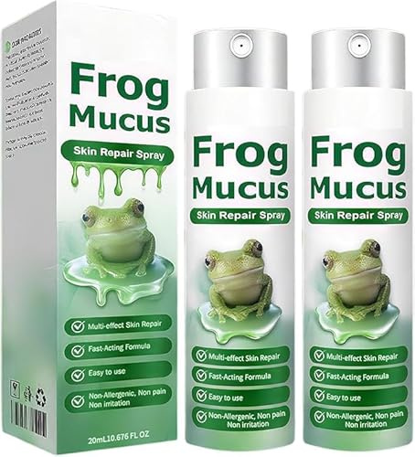 Froschschleim-Hautreparaturspray, intensive Feuchtigkeits- und Pflegespray, beruhigender Barriere-Reparaturnebel, Anti-Falten-Effekt, reduziert feine Linien, für alle Hauttypen