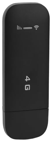 Dpofirs 4G LTE USB -Dongle, 4G USB Tragbare WLAN -Hochgeschwindigkeit mit SIM Kartensteckplatz für Europäer für Mobiltelefone (Black)