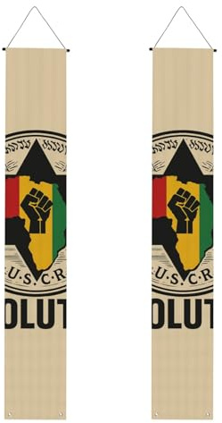 Banner mit erhöhter Faust, Dekoration, festliches Ambiente, für jeden Anlass, für drinnen und draußen, Tür, Veranda, mehr Stil 131