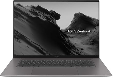 ASUS Zenbook S16 | 16 WQXGA+ | Ryzen AI 9 465 | RAM: 32GB | SSD: 1TB | Laptop in Antrim Gray | OLED | Touch | beleuchtete Tastatur | Windows 11 Pro | Office 2024 Pro