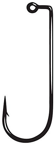 Gamakatsu Unisex-Erwachsene Jighaken 90 Fischhaken, NS Schwarz, 2/0