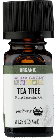 Aura Cacia 51747 Tea Tree Essential Oil- 0.25oz