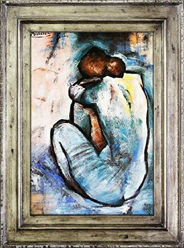 jvmoebel PABLO PICASSO AKT ÖLBILD BILD BILDER GEMÄLDE ÖLGEMÄLDE MIT RAHMEN - G17473