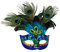 W WIDMANN MILANO Party Fashion 07787 - Pfauenmaske, Accessoire, Maske, Augenmaske, Maskenball, Karneval, Mottoparty