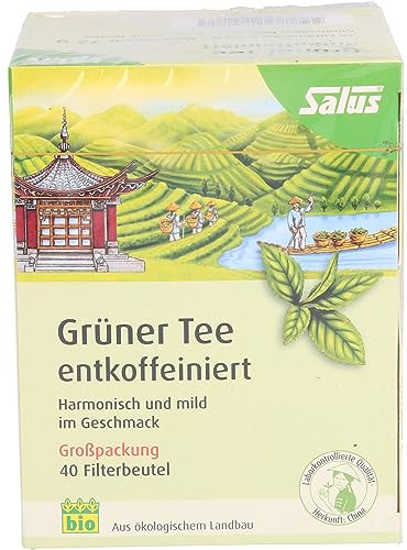 Salus Grüner Tee entkoffeiniert, 40 St. Tee