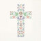 20 Servietten Religiöses Kreuz/Kommunion/Konfirmation/Taufe 33x33cm