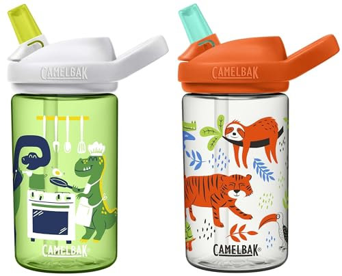 CAMELBAK Eddy+ Kids Twin Pack 400ml Water Bottles