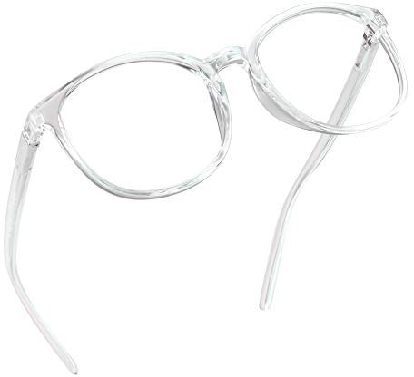 LifeArt Lunettes de lecture, verres de blocage léger bleu, verres d'ordinateur pour femmes hommes (Clair, grossissement 1,00)