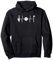 Herzschlag Kettensäge Motorsäge Holzarbeiter Zimmermann Pullover Hoodie