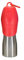 KONG H2O - Bottiglia d'acqua per cani in acciaio inox e ciotola da viaggio, 708 ml, colore: Rosso