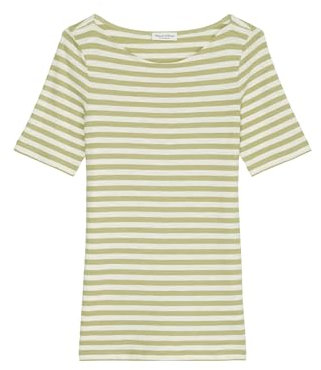 Marc O'Polo Damen 402219651333 T-Shirt, Multi/Steamed Sage,S