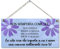 CARISPIBET Non m'importa come sei. | segni decorativi figli divertenti decorazioni d'interni targhe decorative di compleanno decorazioni per la casa madre regali per lei 15 x 30 cm