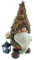 FRANK FLECHTWAREN Zwerg, Wichtel Herbst mit Laterne, GNOME. herbstliche, niedliche Deko. Toller Blickgfang
