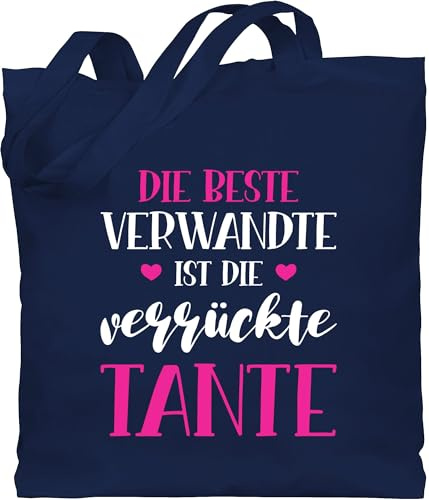 Shirtracer - Baumwolltasche - - Taschen - Die beste Verwandte ist die verrückte Tante