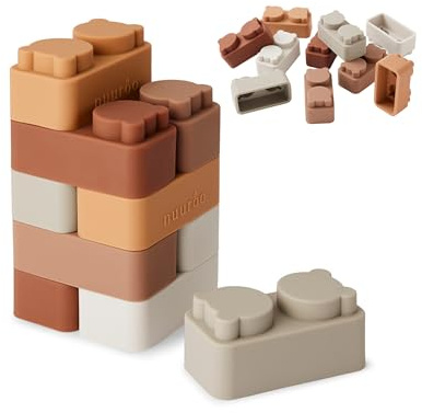 NUUROO Silikonbatterie Building Bricks – 10 Stück (NU338)
