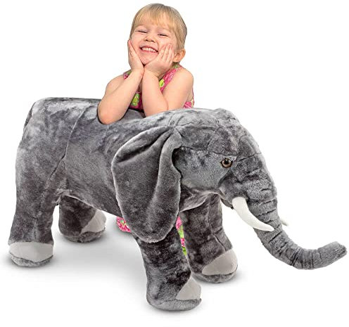 Elefant Kuscheltier stehend - ca. 72 cm, Premium Qualität, Elefant Figur, Elefant Geschenke, Elefant Deko, Kuscheltier Elefant, XXL Elefant, Plüsch Elefant XXL