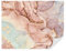 TAPEKO Wallpaper Mural Marble Style 400x280 cm - (8 Stripes) Marble Pink with Golden Highlights, Wallpaper for Living Room, Bedroom, Non-Woven Wallpaper, Wall Mural u71345