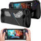 NINKI Compatible Silicone Coque pour ROG Ally Protecteur de Console de Jeu, Flexible Anti-Choc Anti-Rayures Anti-Chute Antidérapant Coque ASUS ROG Ally Coque de Console de Jeu Portable, Noir