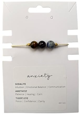 VIE Crystal Intention Armband, Angst (#2), Einheitsgröße