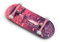 SPITBOARDS 36 x 96 mm Wood Fingerboard Complete Set-Up, Pre Assembled, 5-Layers Wood, Pro Trucks with Lock Nuts, CNC Bearing Wheels, Real Wear Graphics, Lasered Foam Grip Tape, Pink Mushrooms
