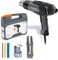 Steinel Heißluftgebläse HG 2120 E Elektriker-Set, 2200 W, Heißluftpistole 80-630°C inkl. Entmanteler, Düse, Schrumpfschläuche